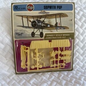 SOPWITH PUP AIRCRAFT, 72nd SCALE,SERIES 1 SCALE MODEL CONSTRUCTION KIT